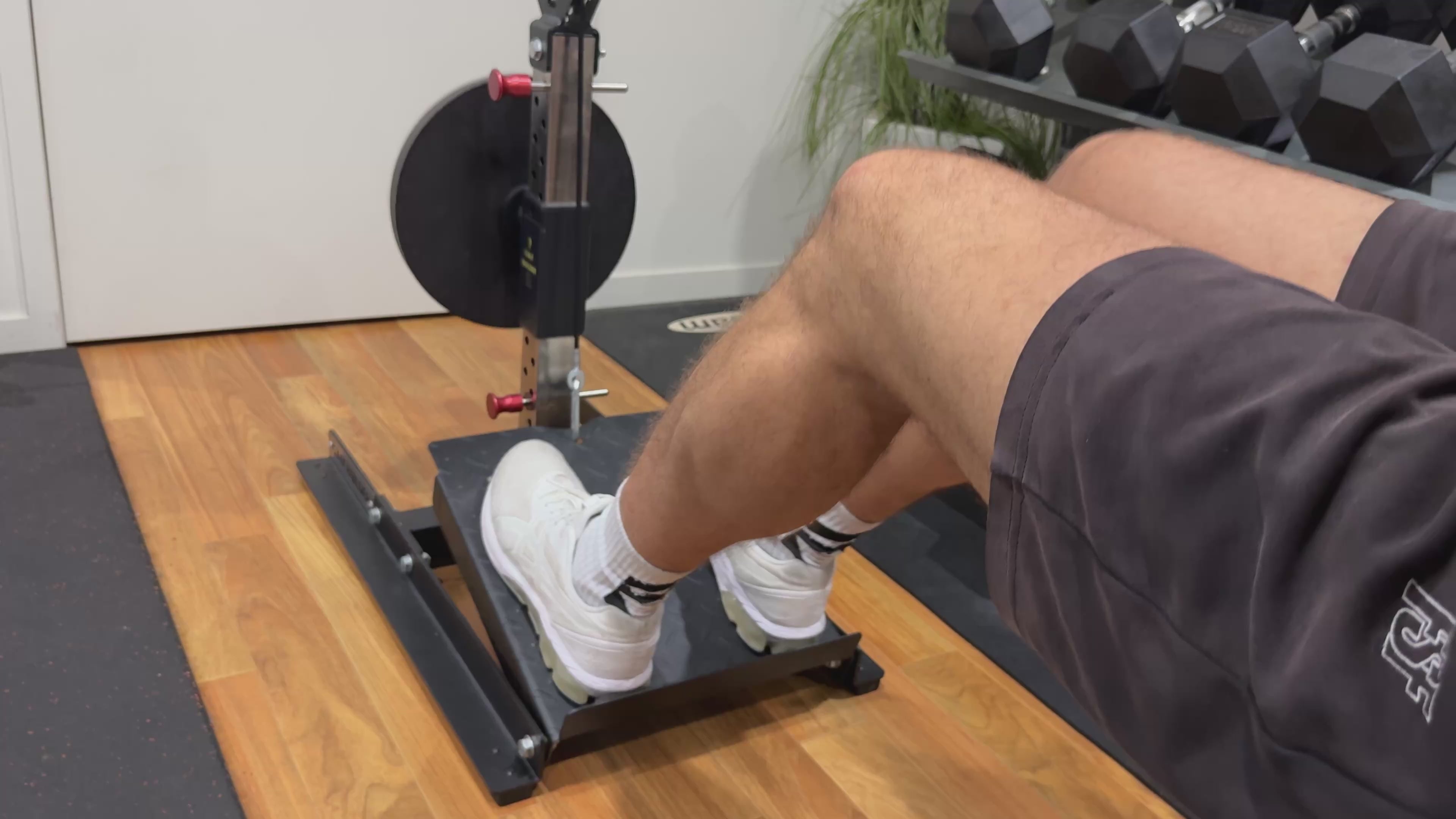 Load video: Calf Machine
